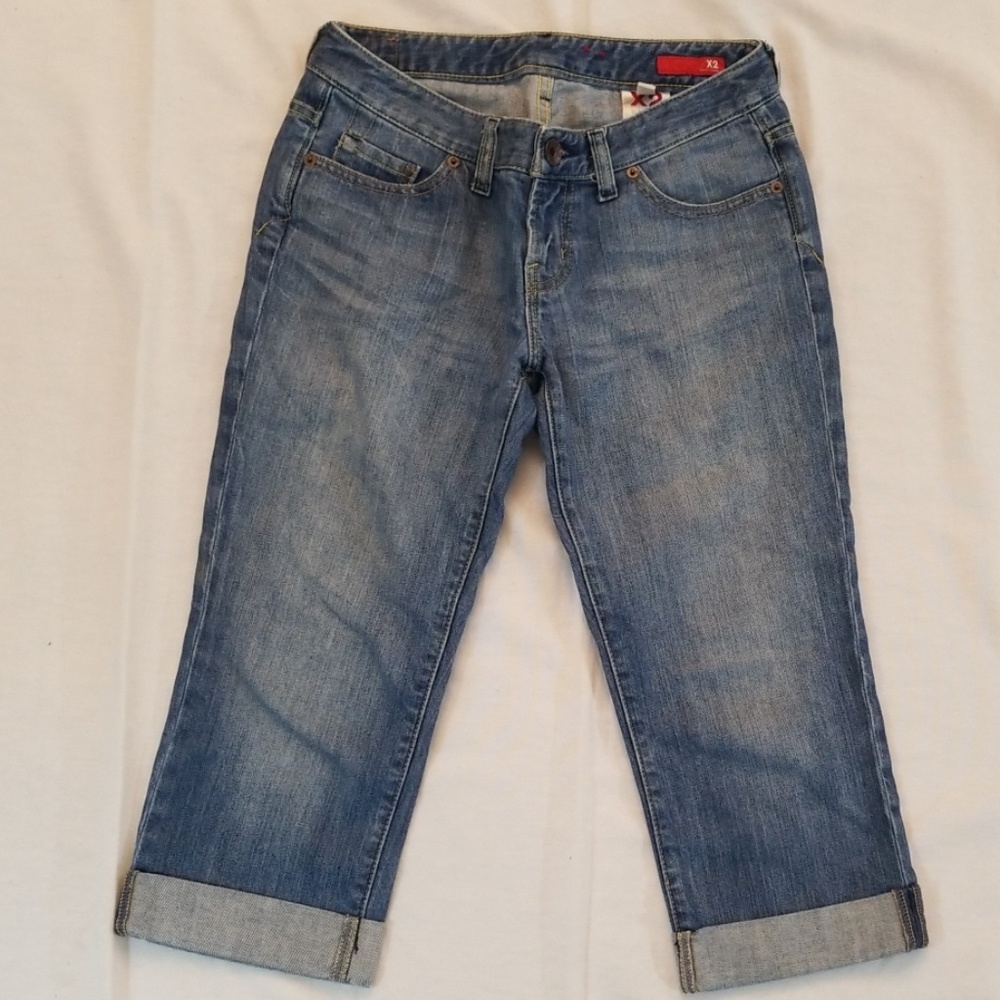 X2 Womens Cropped Pants Jean